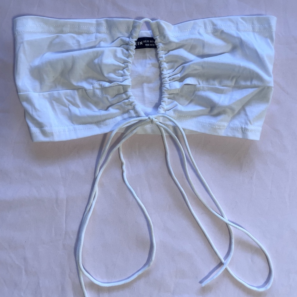 bandeau tie top